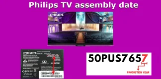 Cum să găsiți anul televizorului Philips
