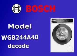 Decodificarea Numerelor de Model pentru Mașinile de Spălat Bosch