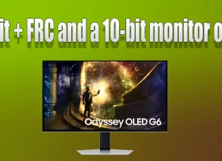 Diferența dintre un monitor sau televizor 8-bit + FRC și unul 10-bit