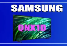 Samsung Neo QLED 4K QNX1D TV 2024, model special